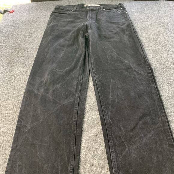 Harley-Davidson Motorcycles Jeans Mens 34x34 Black Denim Relaxed Fit *READ DESC* - Picture 5 of 16